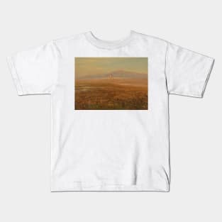 Mexican Landscape by Frederic Edwin Church Kids T-Shirt